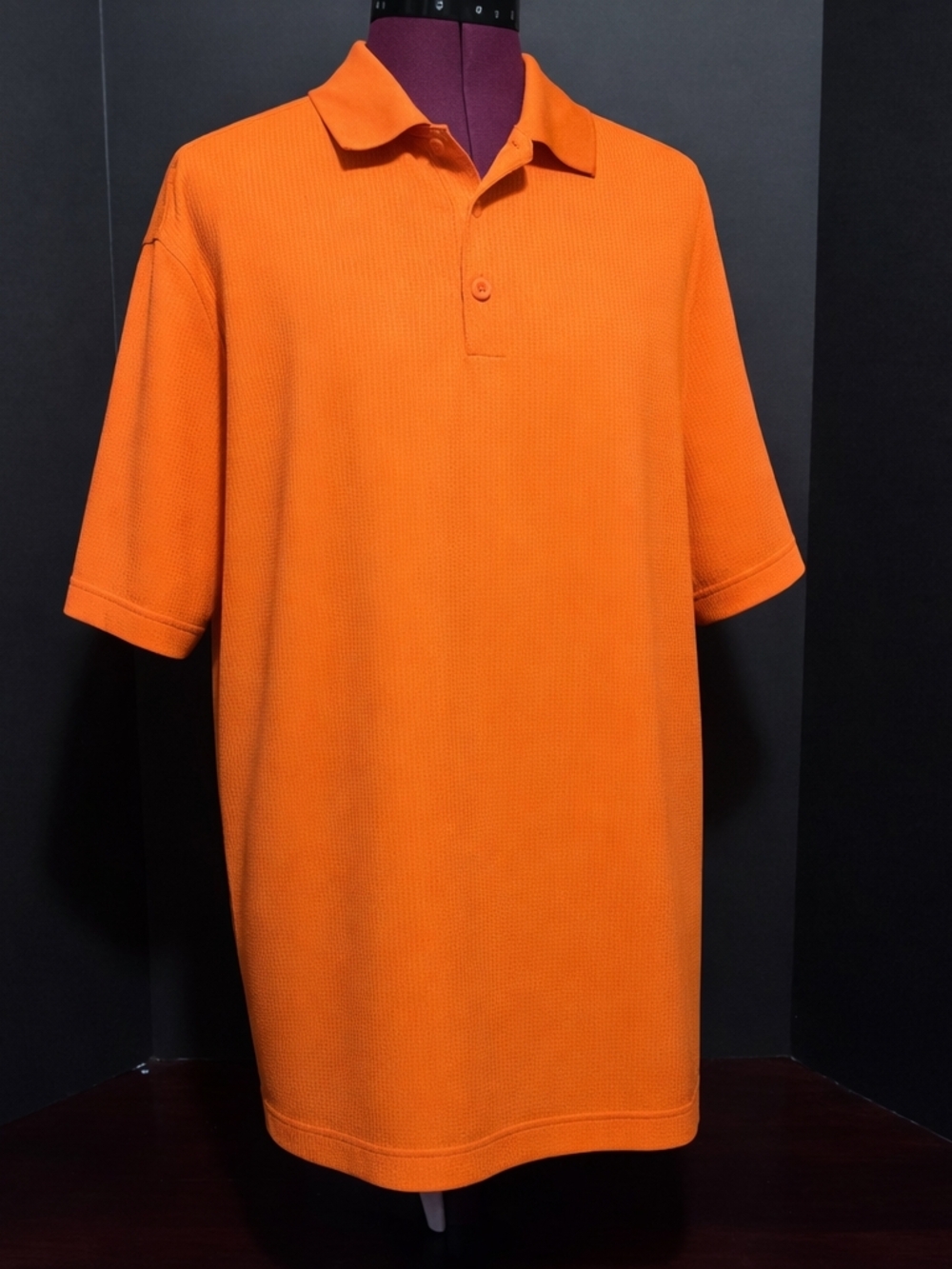 Nike Golf Sport Dri Fit Men’s Polo Shirt Large short sleeve Tangerine